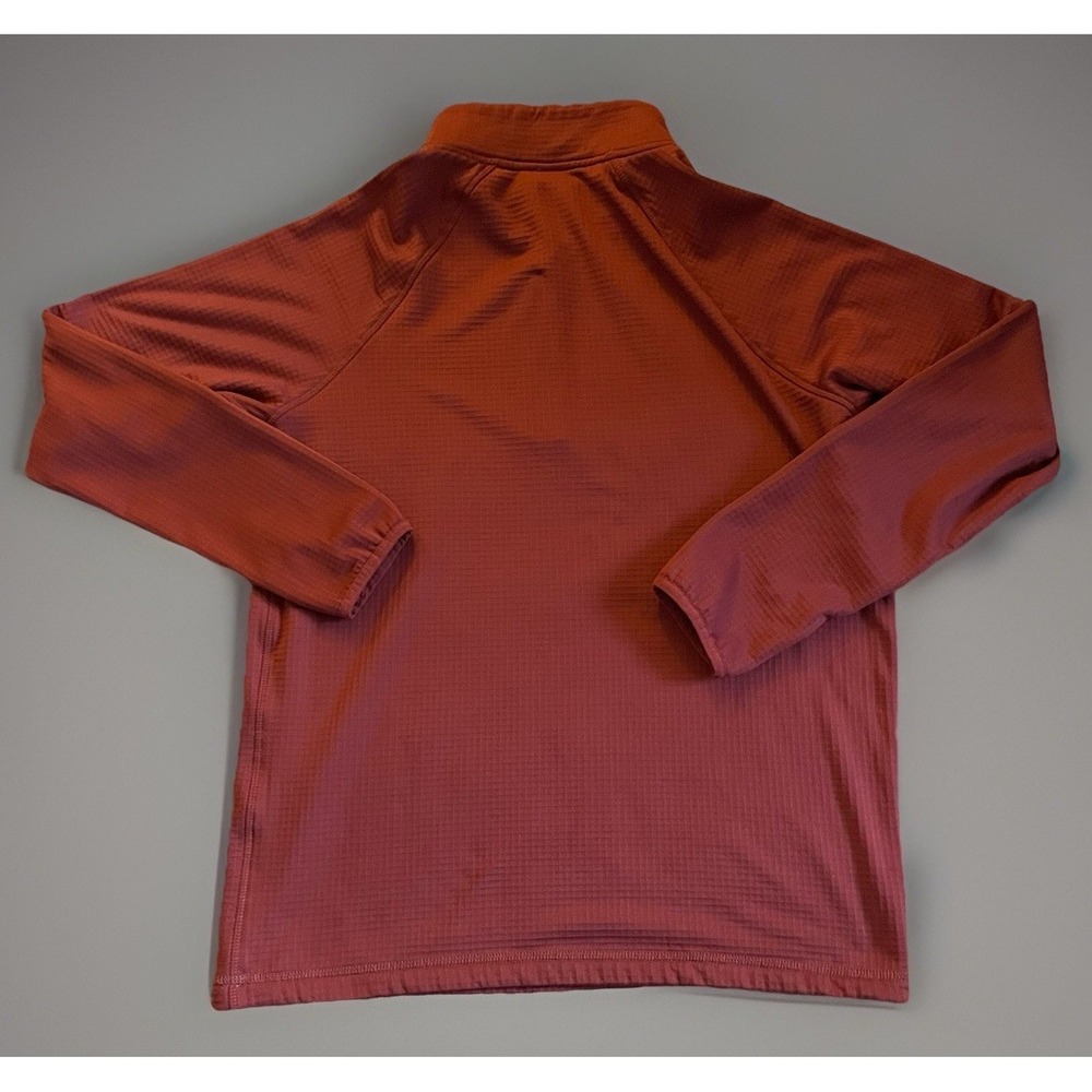 PR Run And Walk 1/4 Quarter Zip Waffle Knit Embroidered Logo Maroon Medium JBHS - Picture 2 of 11